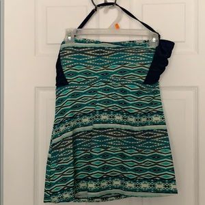 JESSICA SIMPSON // Aztec Tankini Top